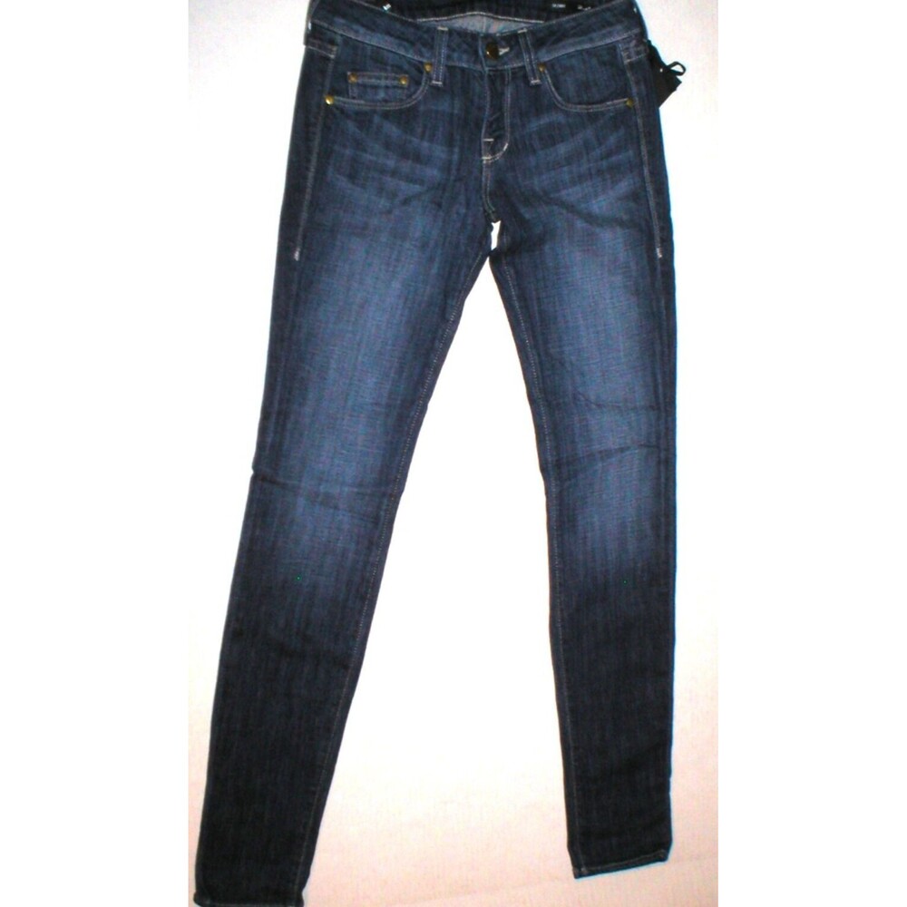 New Womens NWT William Rast Designer Jeans 24 Skinny Made in USA Dresden Kara